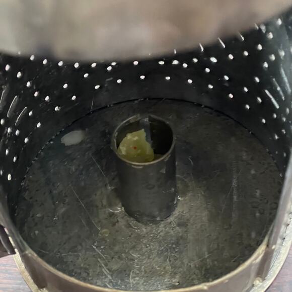 Antique Punched Tin Candle Lantern Primitive Colonial Rustic Paul Revere READ - Picture 5 of 16